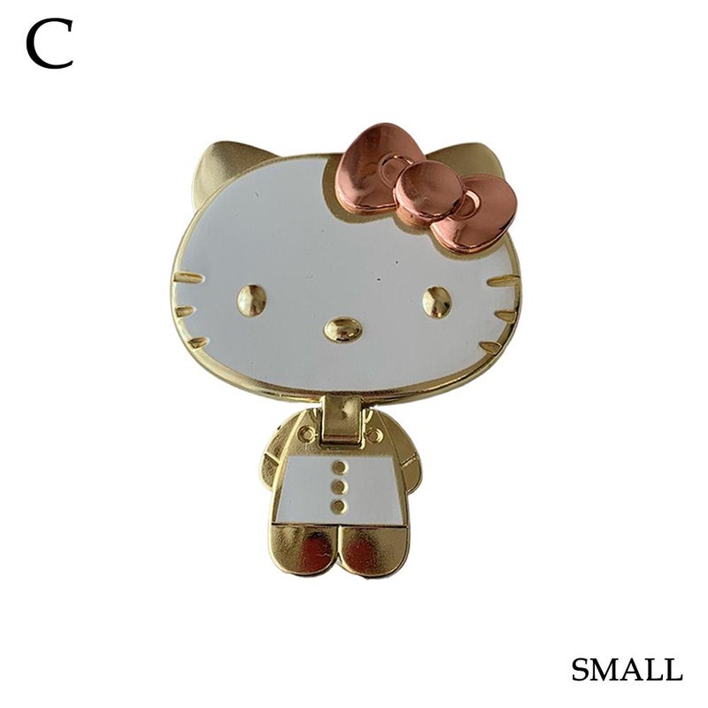 Cute and portable mini cat mirror with handle, handheld mirror, foldable, trendy princess mirror.